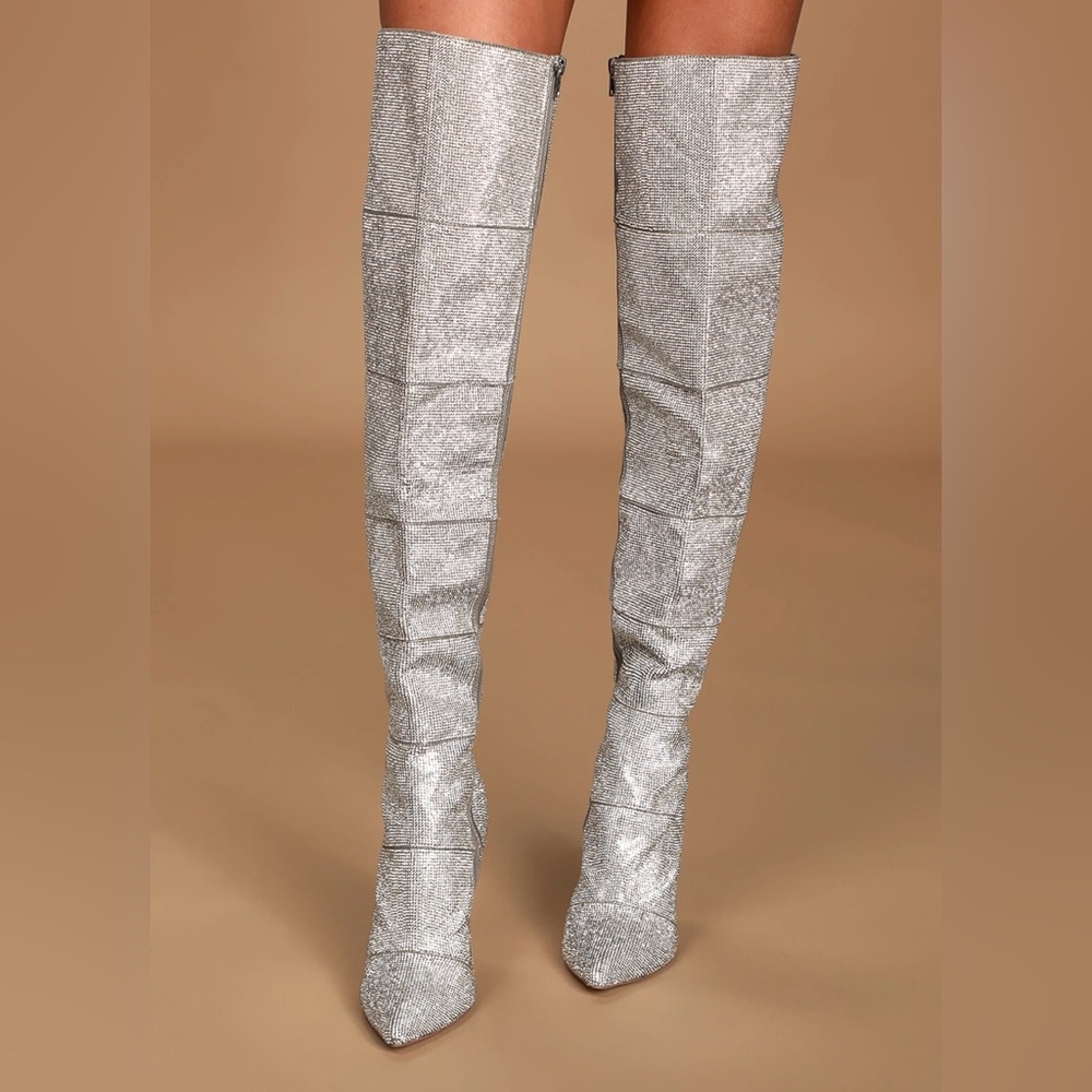 Steve Madden Wonders Sparkling Over-the-Knee Boots